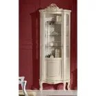 خزانة عرض خشبية لغرفة المعيشة مع باب فاخر، صنع في إيطاليا - ليونور Viadurini