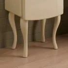 خزانة عرض أحادية اللون مع أرفف زجاجية داخلية، صنع في إيطاليا - كاندي Viadurini