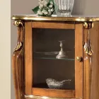 خزانة عرض لغرفة المعيشة مع باب زجاجي واحد و3 أدراج، صنع في إيطاليا - لندن Viadurini