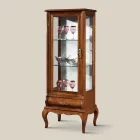 غرفة معيشة فاخرة من خشب الجوز الكلاسيكي، صنع في إيطاليا - هاستينجز Viadurini