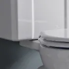 حوض مائي كلاسيكي من السيراميك الأبيض مع علبة صنع في إيطاليا - مروة Viadurini