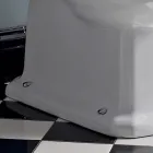 حوض مائي كلاسيكي من السيراميك الأبيض مع علبة صنع في إيطاليا - مروة Viadurini